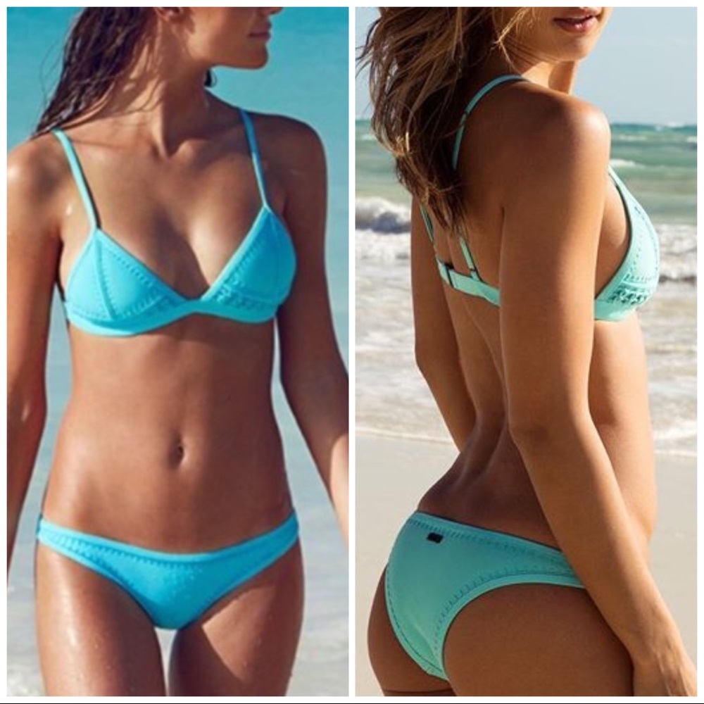 *SOLD*Triangl Swimwear Neoprene Bikini Set with Bag.